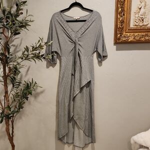 ANDREE BY UNIT Asymmetrical Gray Dress